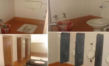 Clean and Hygienic restrooms for boys, girls and staff.