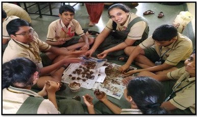 Seed Bomb Making By NSS Students of Class 8C