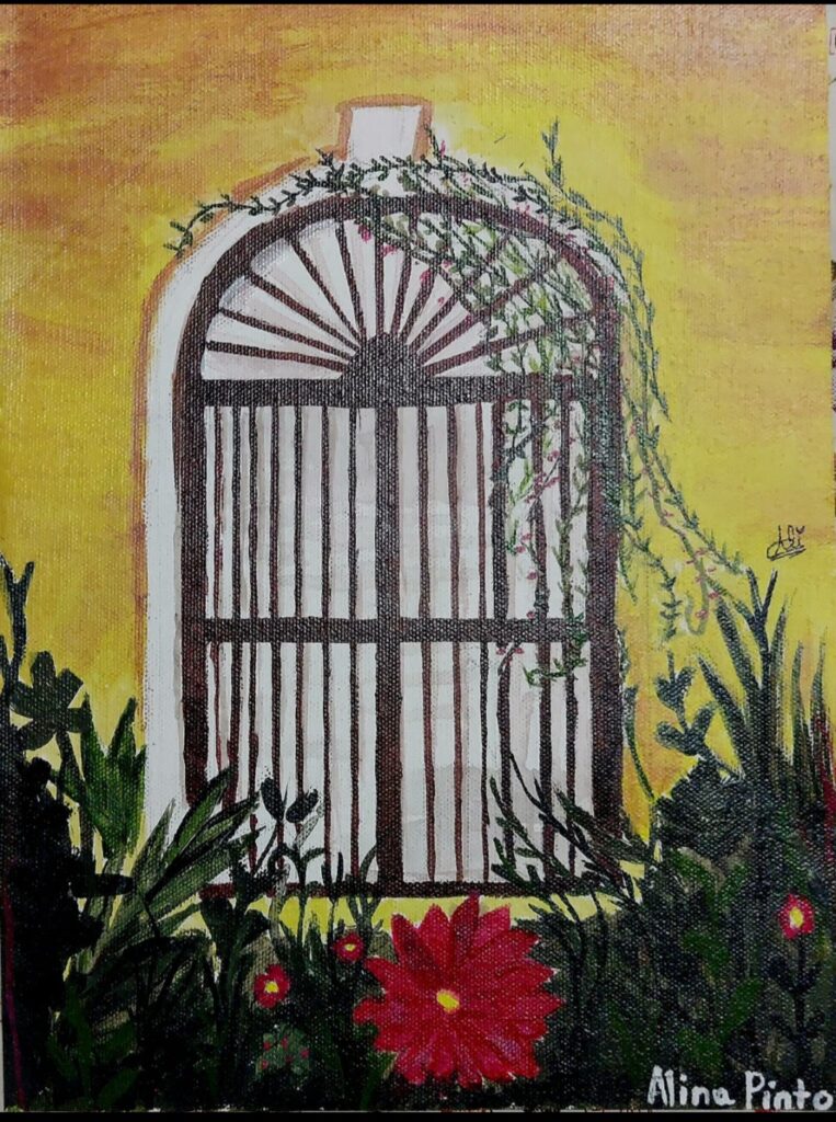 Capturing Goan Heritage:  Vibrant Window Paintings by VVA Art Students.
